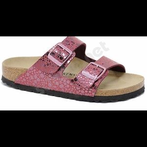 Birkenstock Arizona Metalic Stones Port